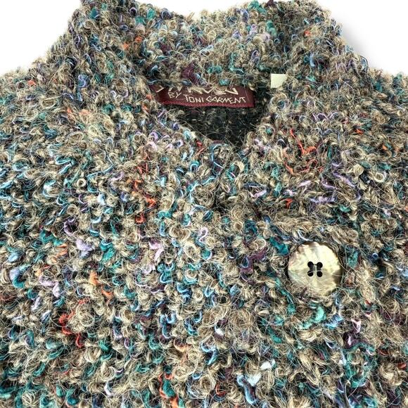 90's IT'S MAGIC by TONI GARMENT mohair single button cardigan - Picture 13 of 17